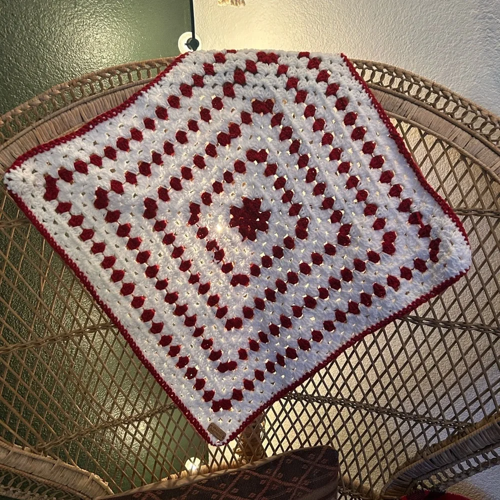 Scandinavian inspired‎ crochet baby blanket